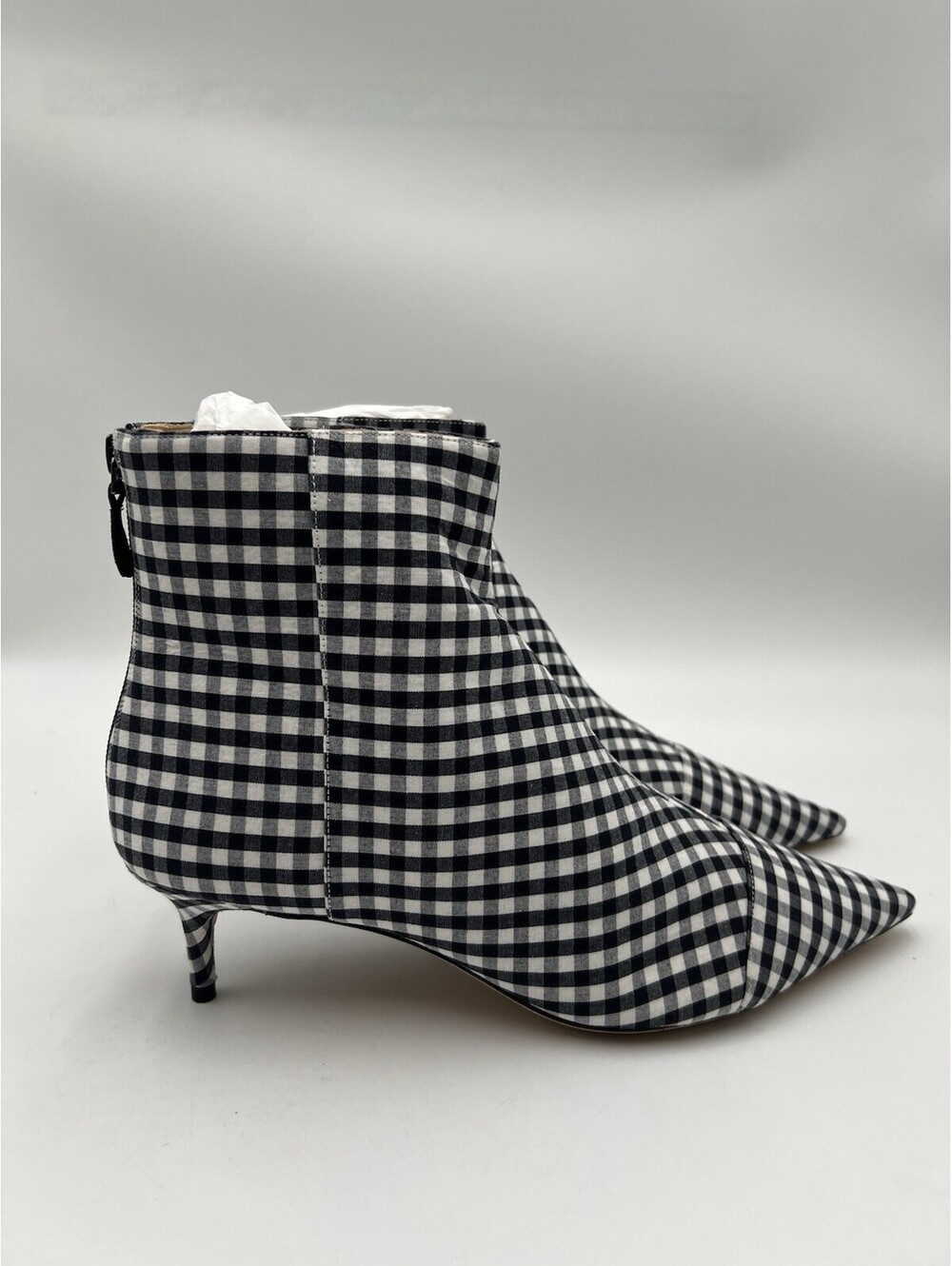 Alexandre Birman Kittie Bootie Fab Gingham Ankle Boots Womens 11.5 / 42